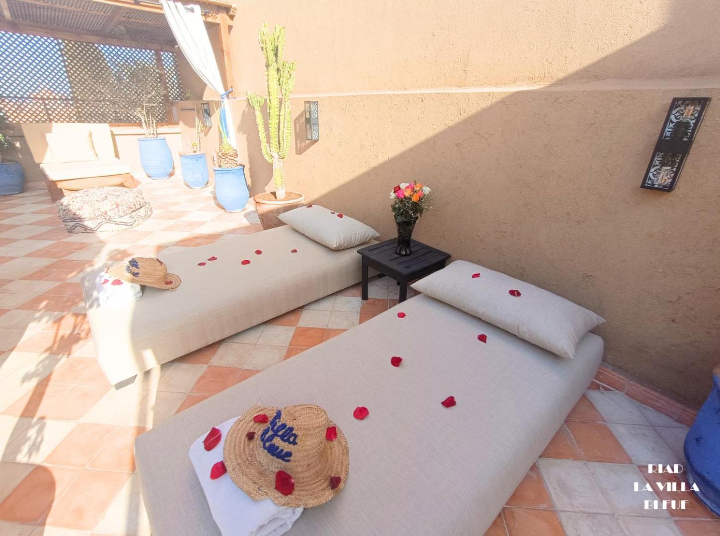 Riad La Villa Bleue & Spa Marrakesh Bagian luar foto